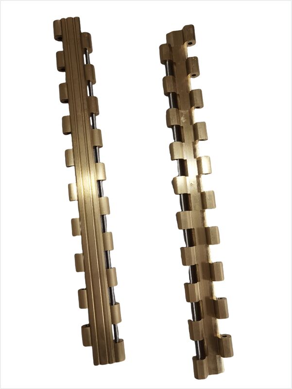 Mangan-Brass-Band Schieferkettenverbindungen für SD5-Tabakschneider mit gelber Farbe