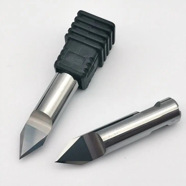 40 mm Länge  Schneidemesser Fräser für flexible Materialien Kunststoff PE PP Karton