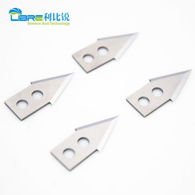 Hartmetall-industrielle Ausschnitt-Blätter 34x16x1mm mit 2 kleinen runden Löchern